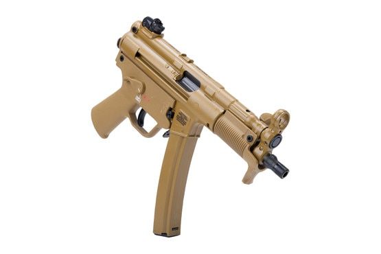 H&K SP5K 9mm pistol FDE with 30 round magazine